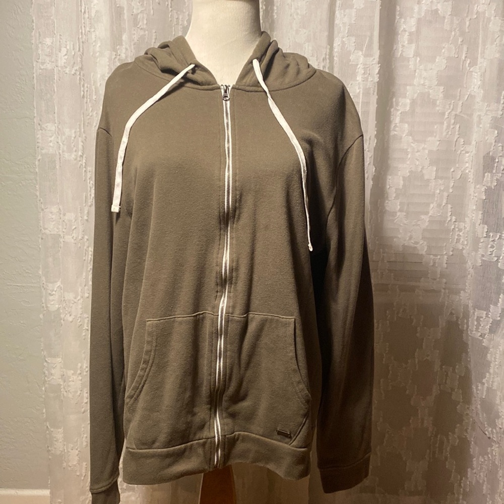 Olive Zip Up